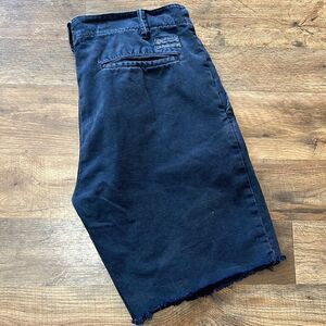 Polo Ralph Lauren cut off navy shorts